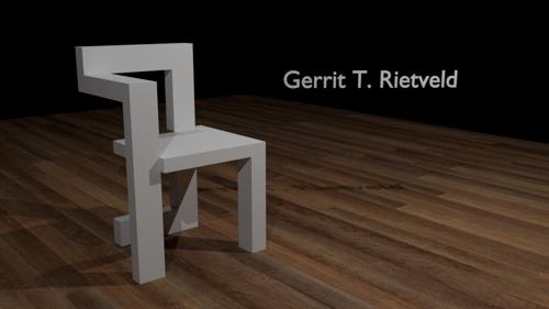 Rietveld - Steltman chair . preview image